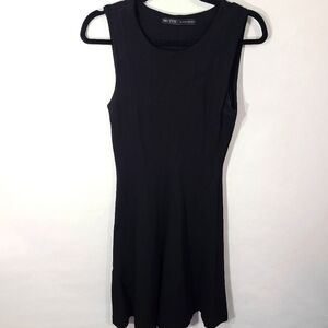 Zara Basic Black Dress‎ Size Medium M Sleeveless Fit and Flare